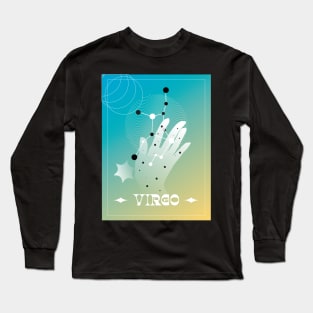 Virgo Zodiac Art Long Sleeve T-Shirt